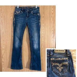 Rock Revival Loreen Dark Blue Boot Cut Jeans